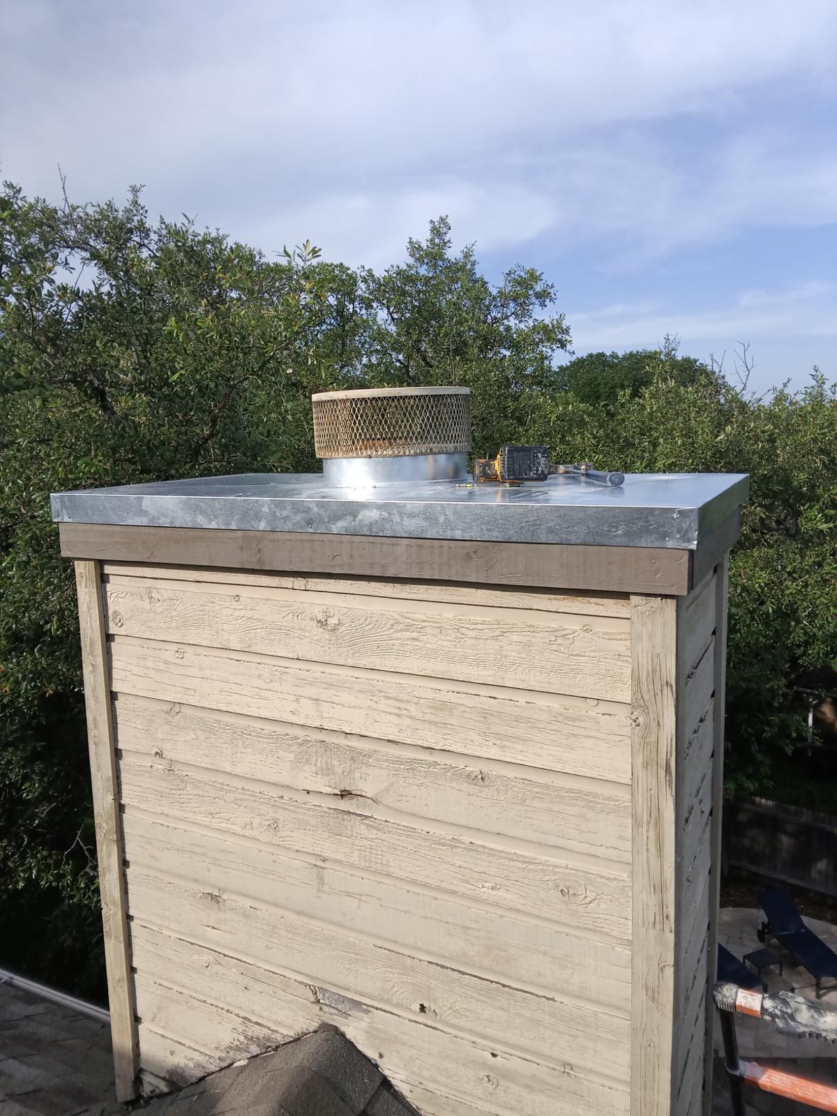 Brick Chimney Cap Service — chimney work in San Antonio, Texas