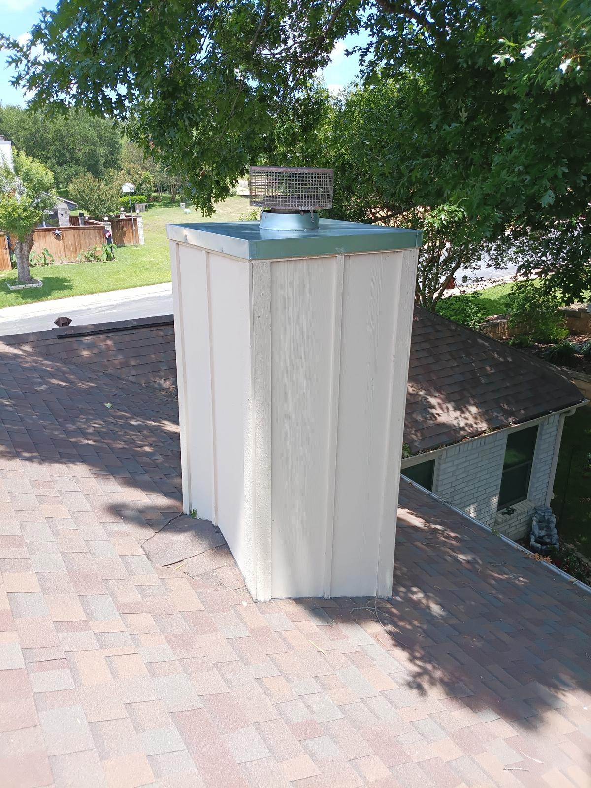 New Chase Cover Install — chimney work in San Antonio, Texas