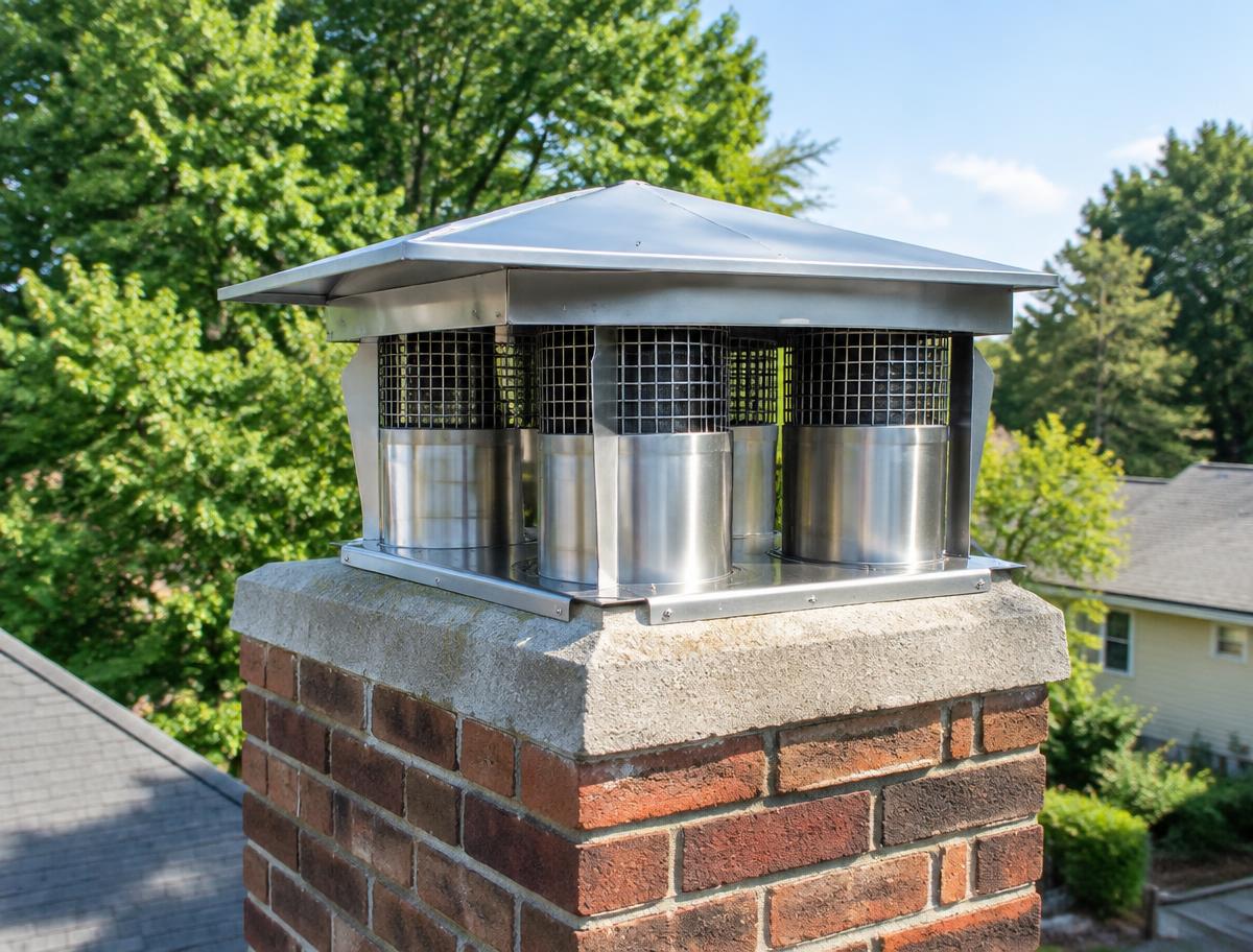 Chimney Cap & Chase Cover in Bulverde, TX