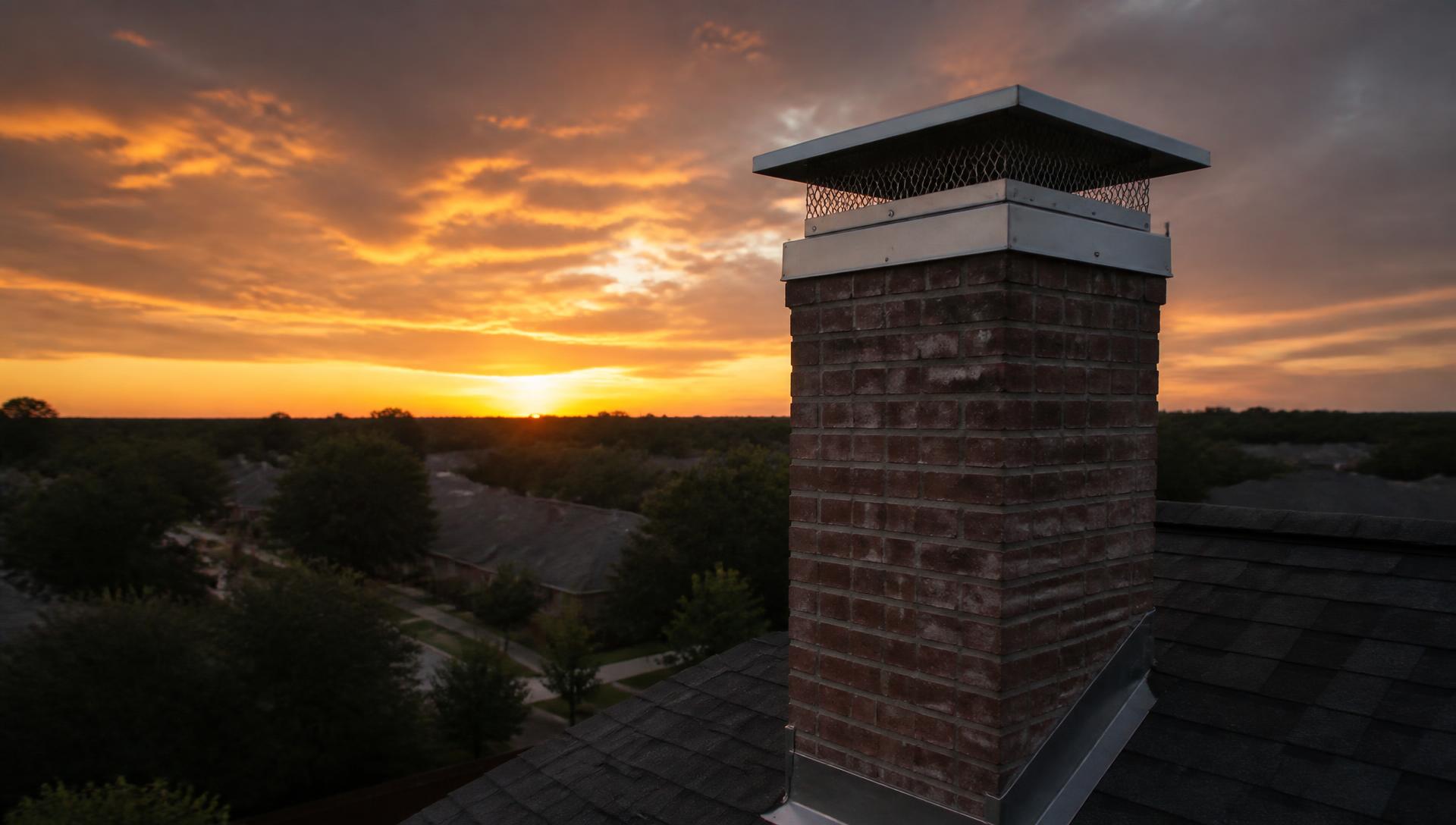 Chase cover replacement on a chimney in San Antonio, Texas